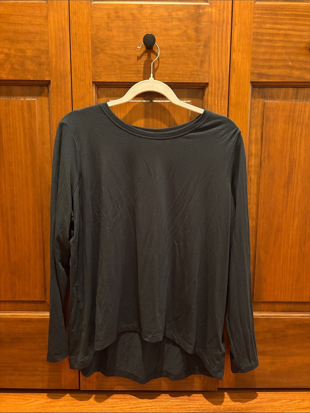 Athleta Dark Green/ Teal Move with Ease long sleeve - Picture 2 of 10